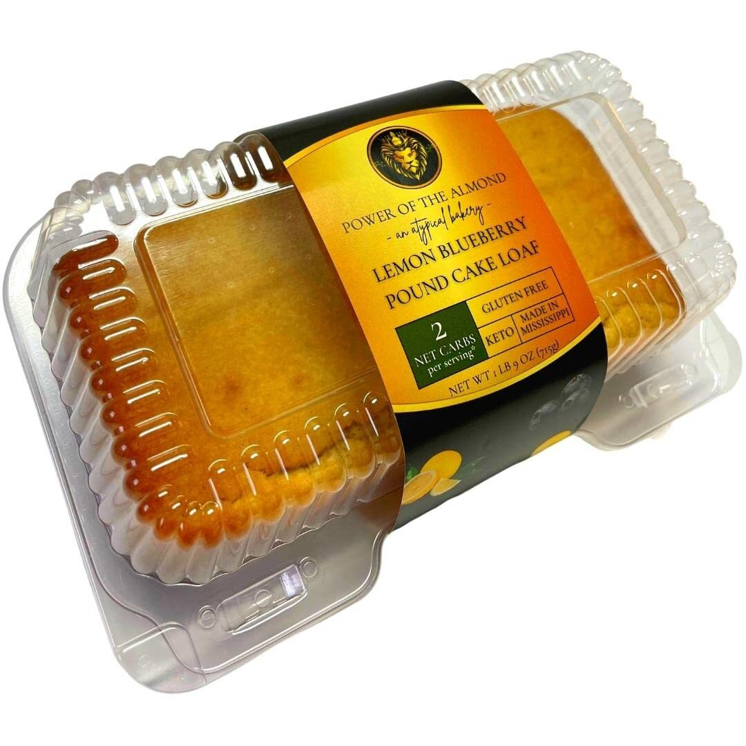 Power Of The Almond Sugar Free Dessert Low Carb Keto Pound Cake Loaf (Lemon)