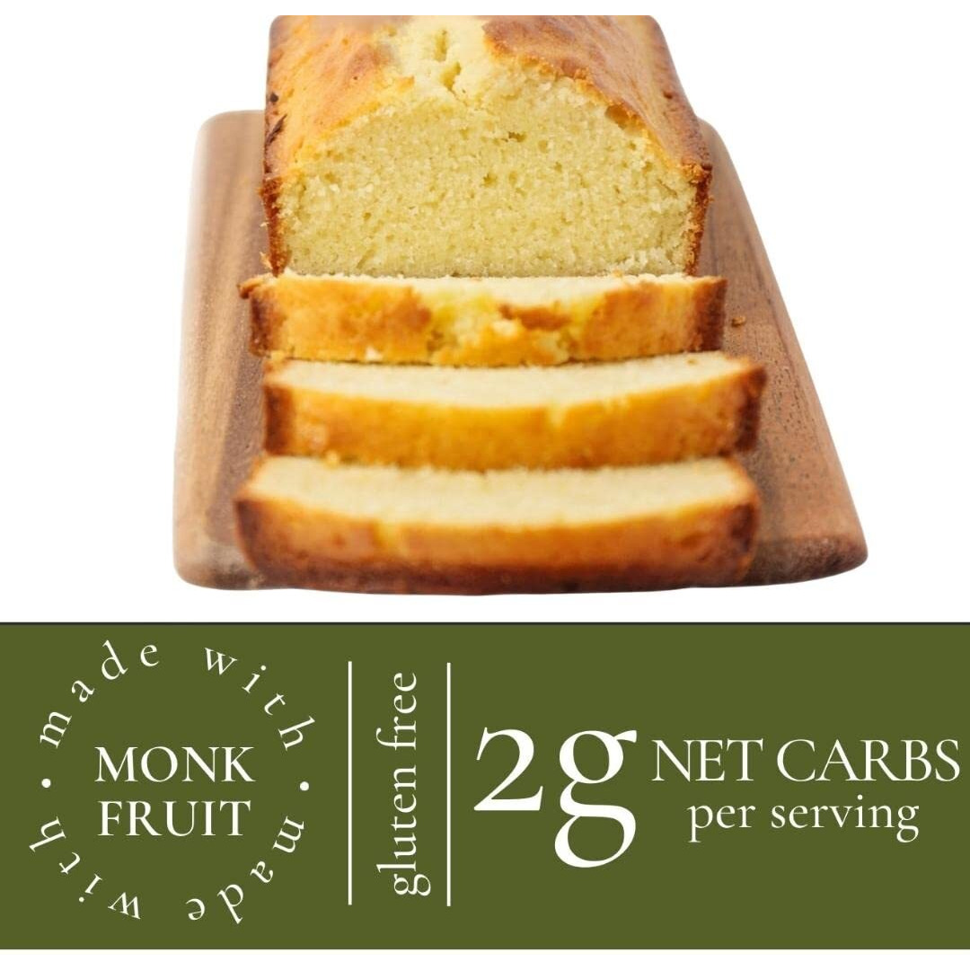 Power Of The Almond Sugar Free Dessert Low Carb Keto Pound Cake Loaf (Lemon)