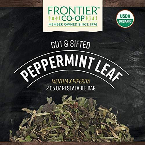 Frontier Co-Op Organic Cut & Sifted Peppermint Leaf 2.05Oz