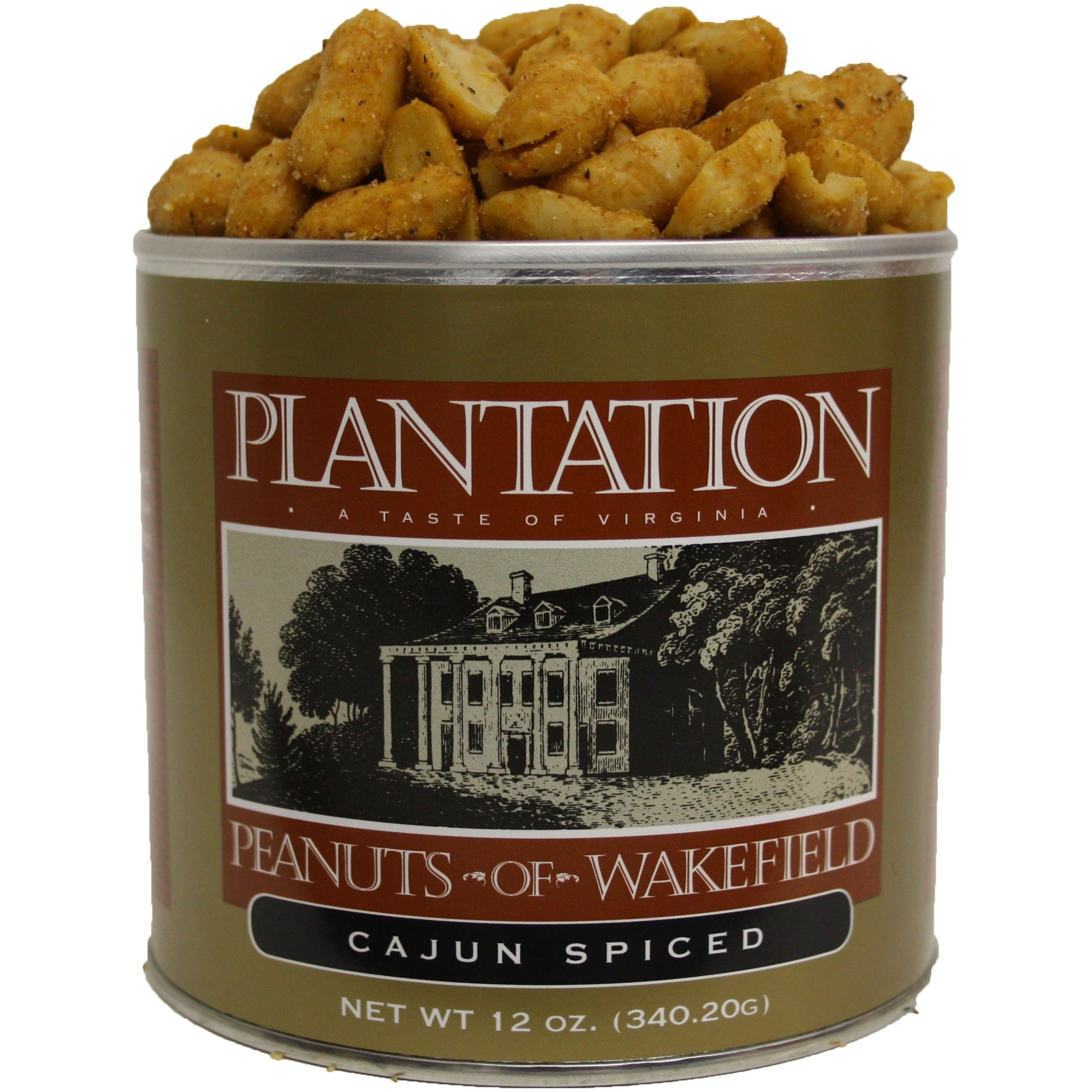 Cajun Spiced Peanuts 12 Ounce Tin