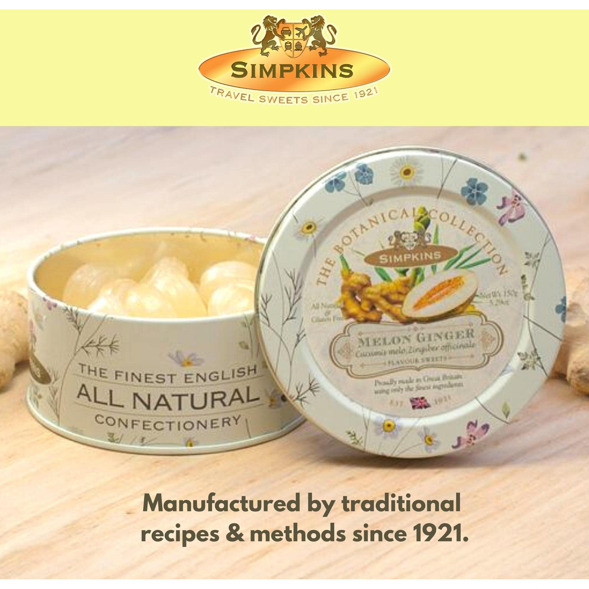 Simpkins Blackcurrant Drops - Classic English Candy In Travel Tins - All Natural Hard Candy & Old Fashioned Blackcurrant Hard Candies - Blackcurrant Travel Candy In Travel Sweets Tin (7.0 Oz)