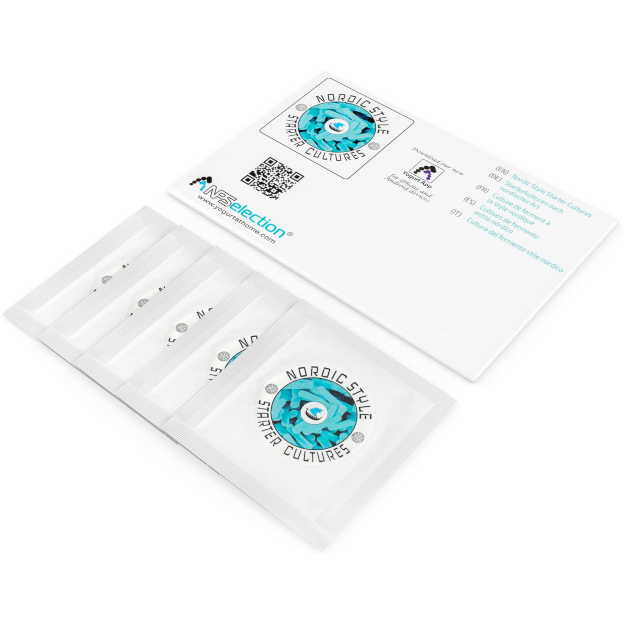 Nordic Style Starter Culture For Homemade Preparation Of Nordic Dairy Products (Pack Of 12 Sachets)