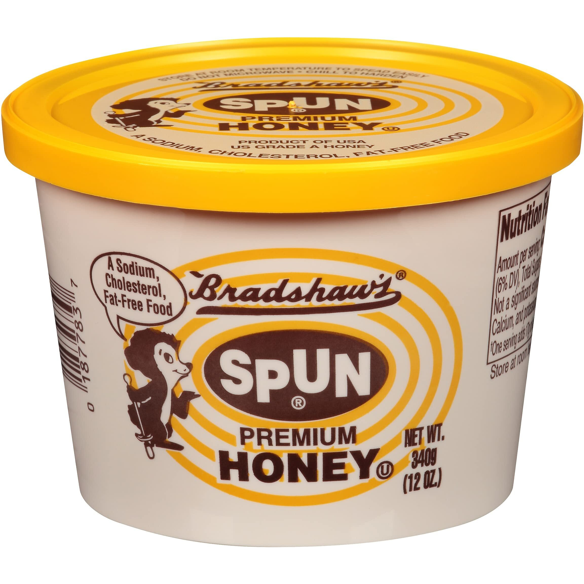 Bradshaws Spun Usa Clover Honey, 12 Ounce Bradshaws Premium Clover Honey From Usa Beekeepers