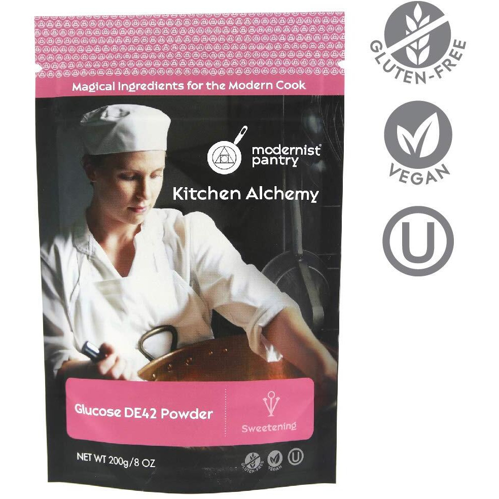 Pure Glucose De 42 Powder [Syrup Solids] Vegan Gluten-Free Ou Kosher Certified - 200G/7Oz
