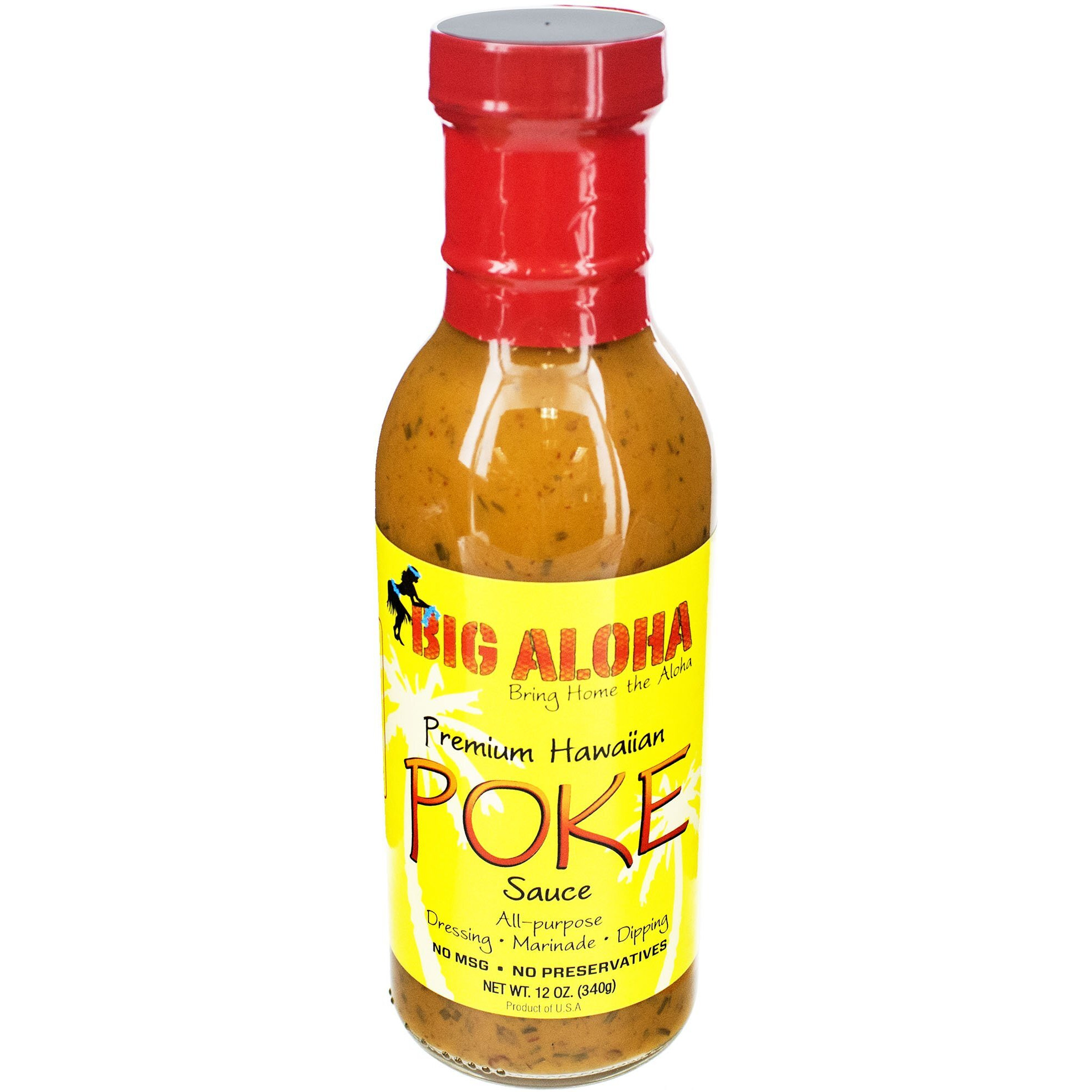 Big Aloha Premium Hawaiian Poke Sauce, 12 Oz