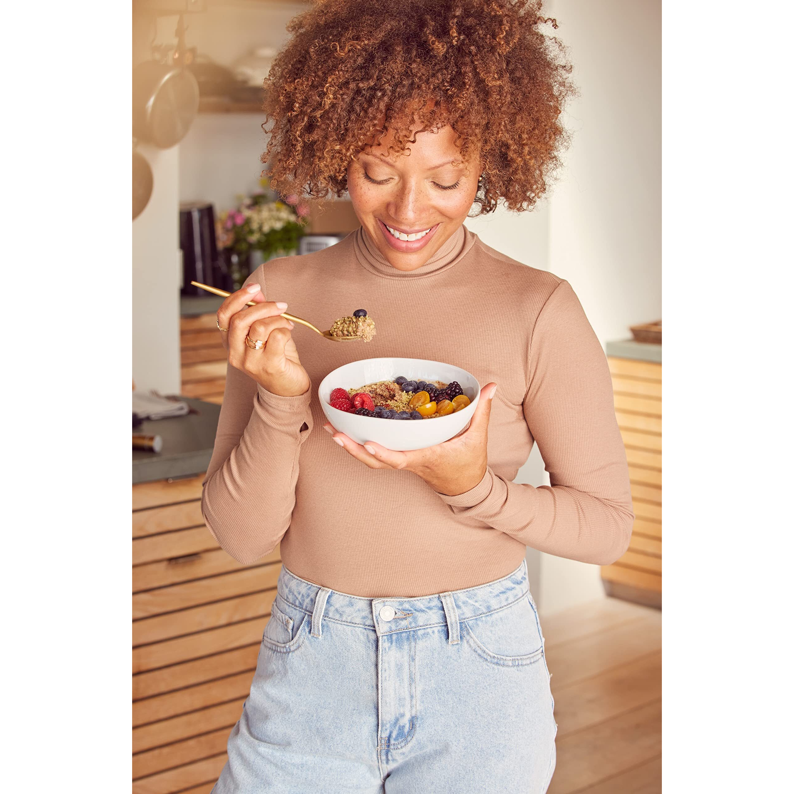 Kroma Super Porridge, Gluten Free, Chocho Plant Protein, Vegan Superfood Breakfast Cereal With Hemp Seeds, Cinnamon, Oats, Coconut, Healthy Fiber, And Other Organic Ingredients, 5 Packets