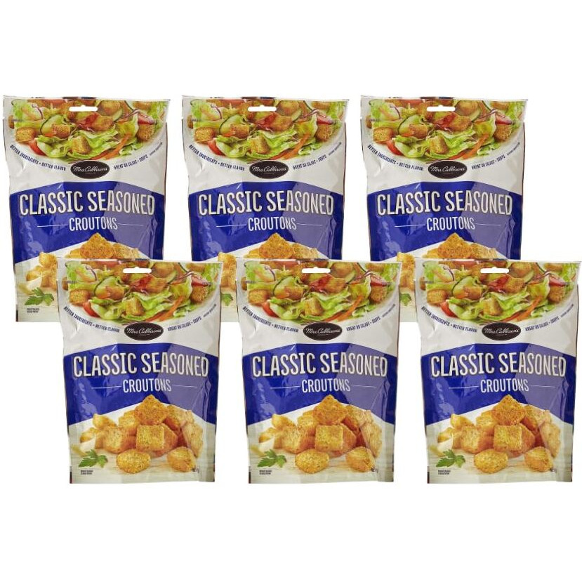 Mrs. Cubbison's Croutons Classic Seasoned Restaurant Style, 5 Ounce (Pack Of 6)