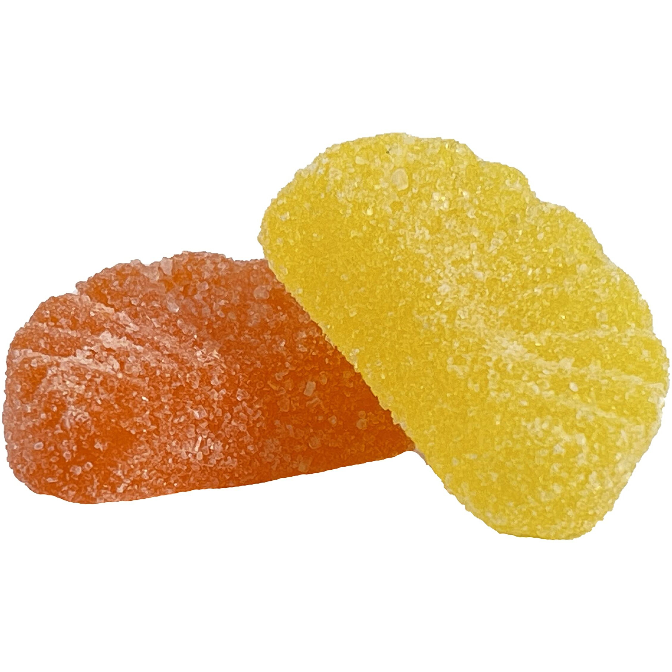 Fruidles Orange And Lemon Citrus Gummi Slices Candy, Delicious Sugar Coated Fruit Flavors Gummies (1 Pound)