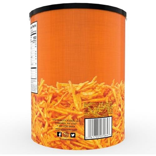Utz Potato Stix, Bbq Flavor, 14 Oz Canister