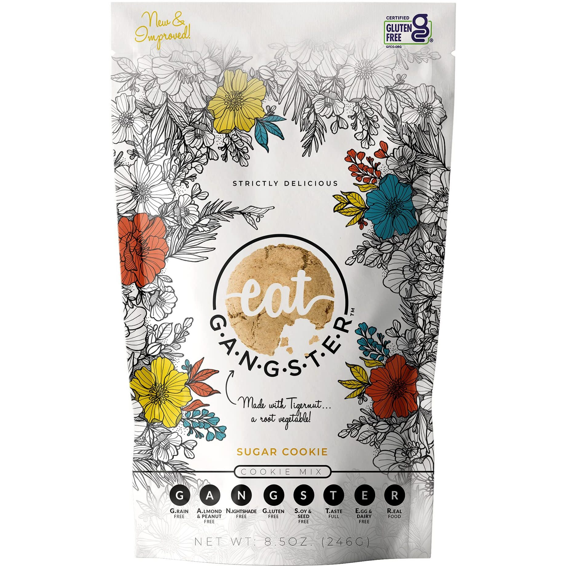 Eat G.A.N.G.S.T.E.R. Sugar Cookie Mix | Gluten-Free, Grain-Free, Allergy-Friendly. Easy To Make, Great For Those With Food Sensitivities, On Elimination Diets Or The Aip And Paleo Diets.