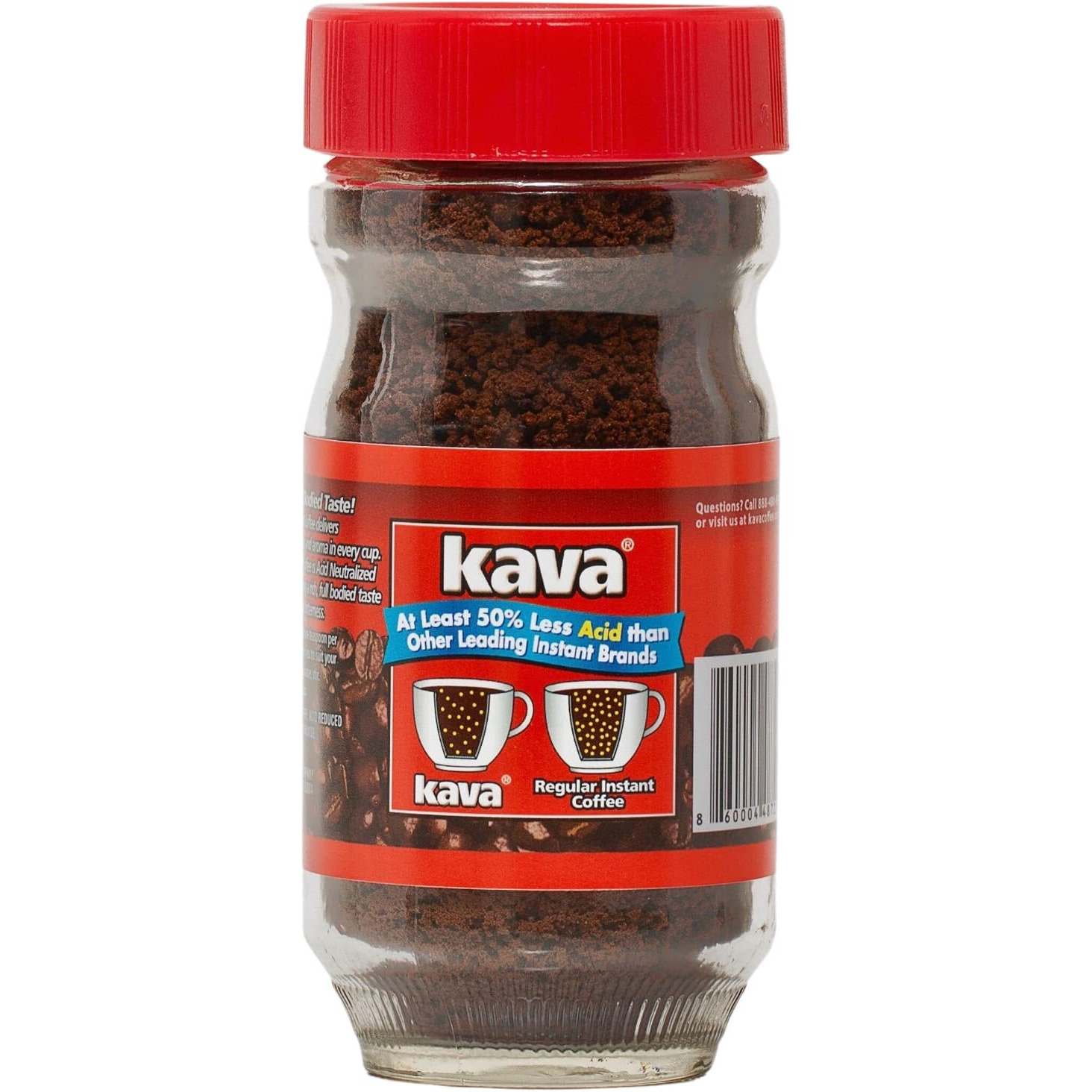 Kava Reduced Acid Instant Coffee, 4 Ounce (Pack Of 1)
