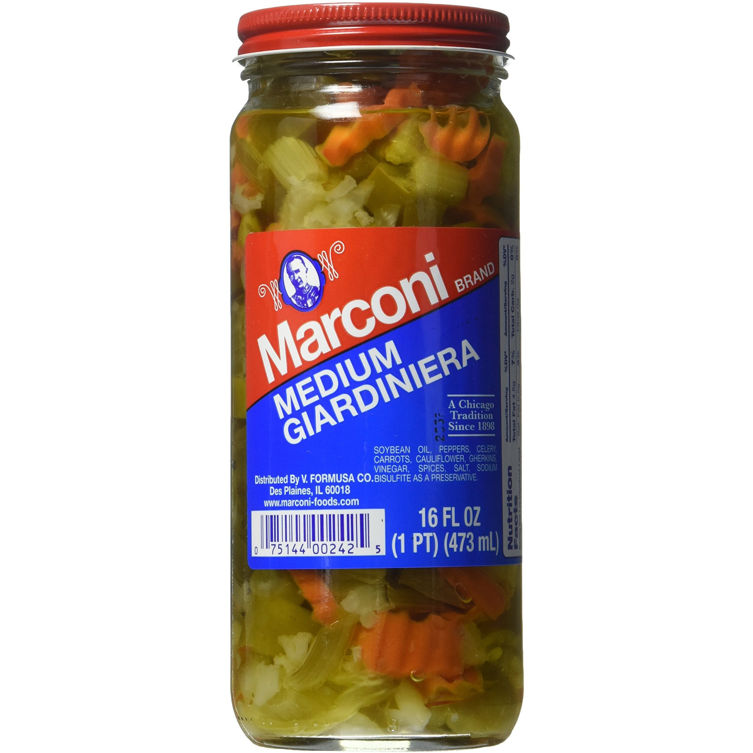 Marconi Medium Giardiniera, 16 Ounce