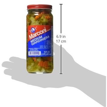 Marconi Medium Giardiniera, 16 Ounce