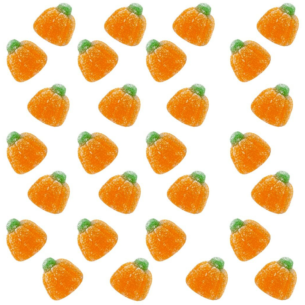 Fruidles Halloween Fancy Jelly Pumpkins, Delicious Gummy Candy, Gluten-Free, Fun And Festive Holiday Snacking, Party Favor (1 Pound)