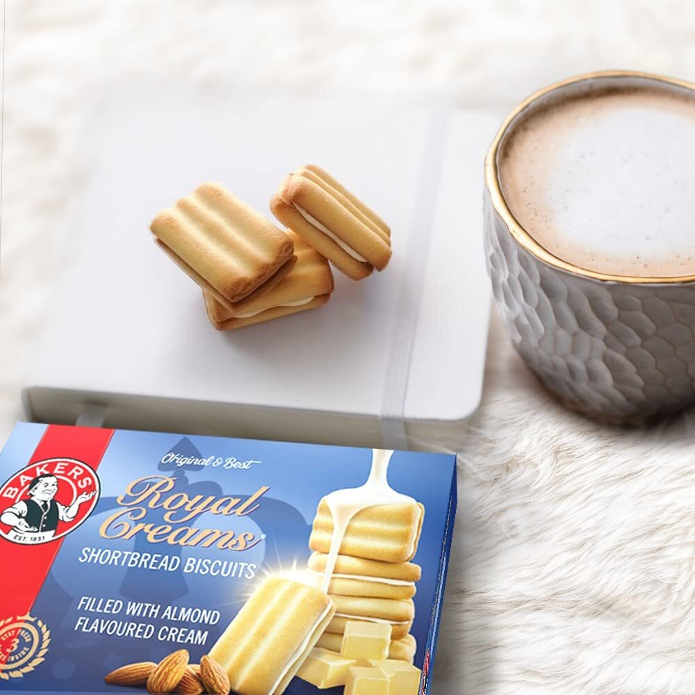 Bakers Royal Creams Shortbread Biscuits 280G
