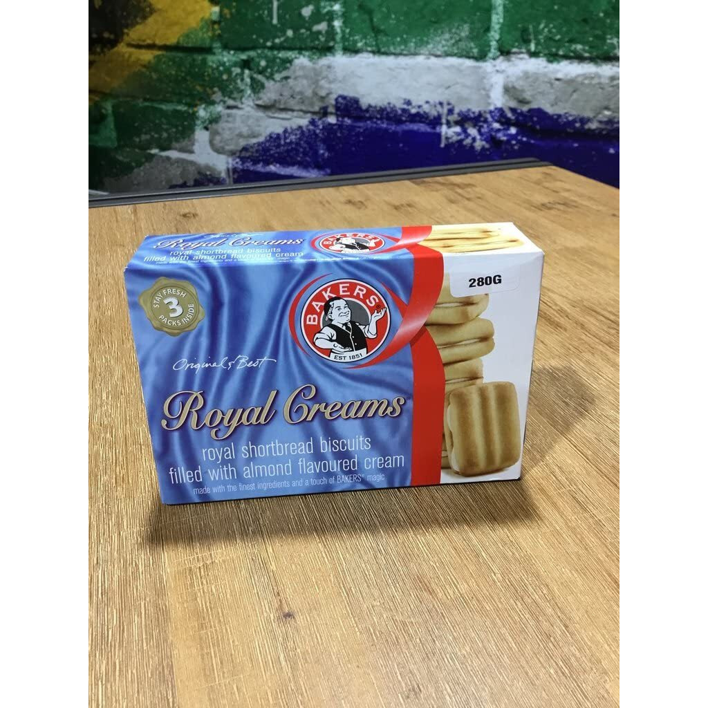 Bakers Royal Creams Shortbread Biscuits 280G