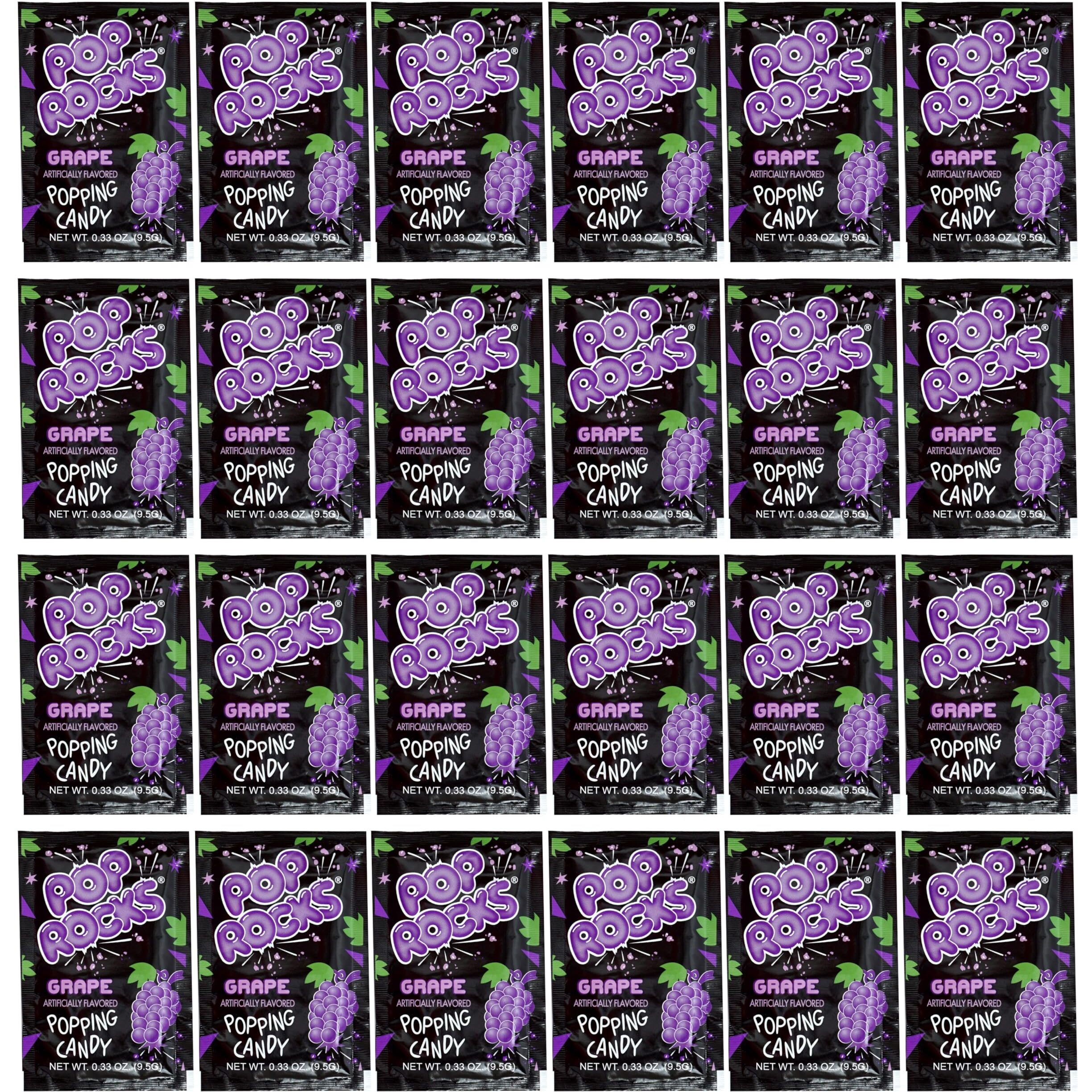 Pop Rocks Grape, 24 Pack, Popping Candy