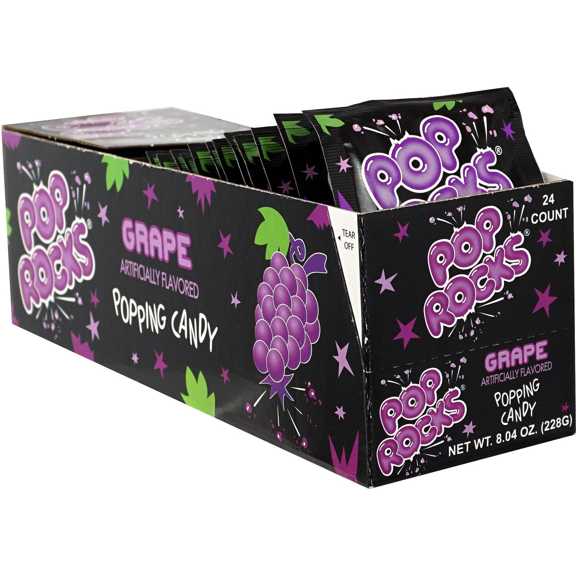 Pop Rocks Grape, 24 Pack, Popping Candy