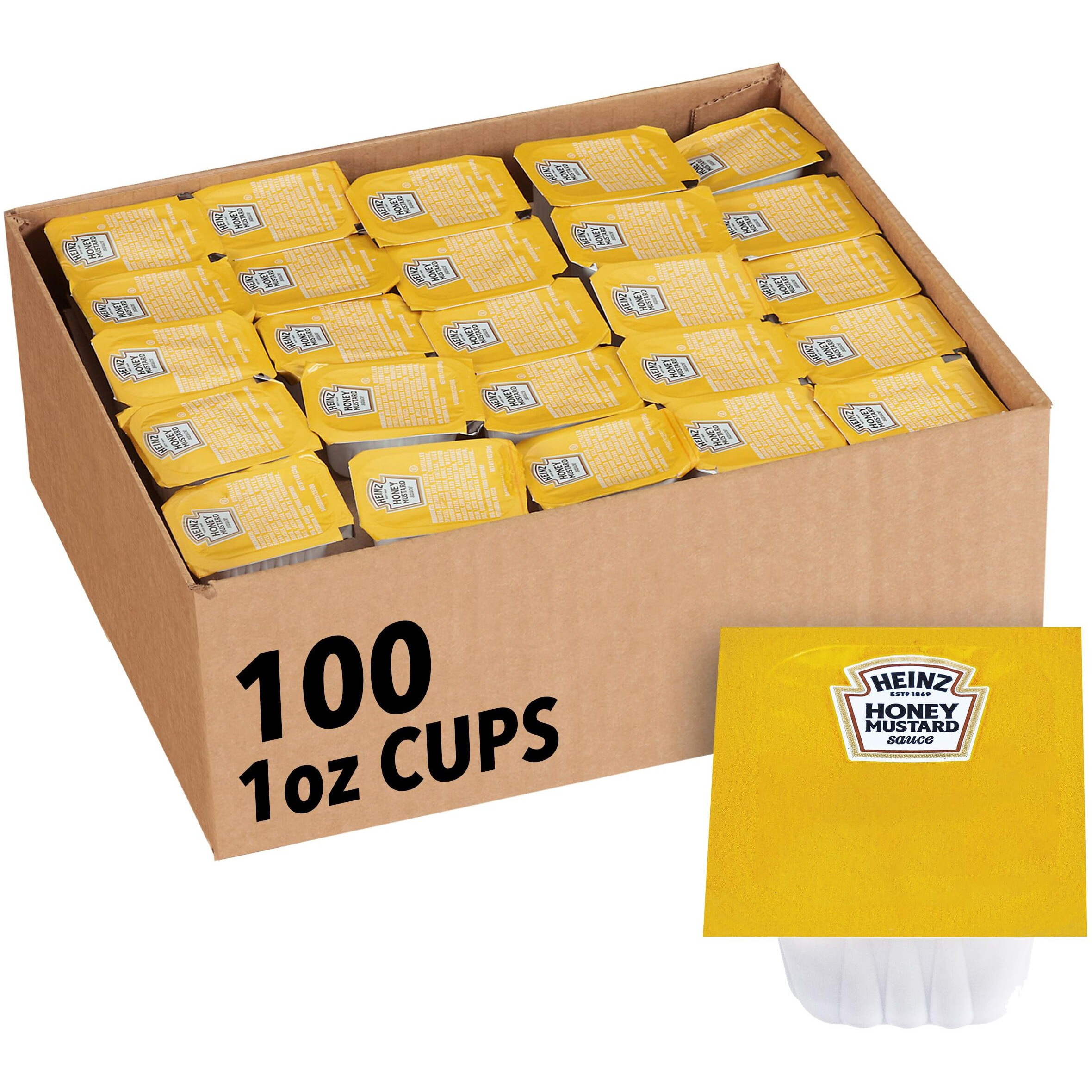Heinz Honey Mustard Sauce (1 Oz Packets, Pack Of 100)