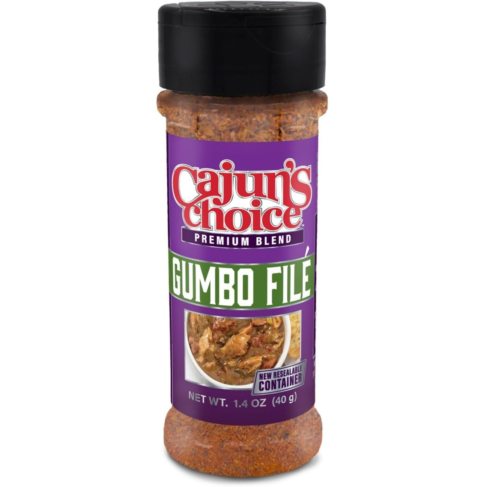Cajun's Choice Gumbo File - Authentic Cajun Spice For Gumbo, Jambalaya, And Other Louisiana Dishes - Adds Thickening And Aromatic Flavor (Pack Of 2)
