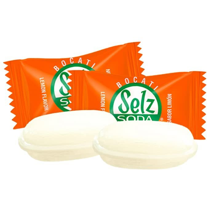 Selz Soda Lemon Powder Filled Hard Candy 14.82 Oz By Selz Soda