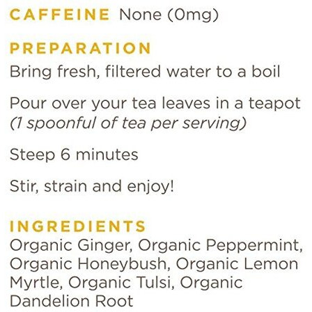 Golden Moon Tea Organic Herbal Detox Tea - Loose Leaf, Non Gmo - 1 Pound (192 Servings)