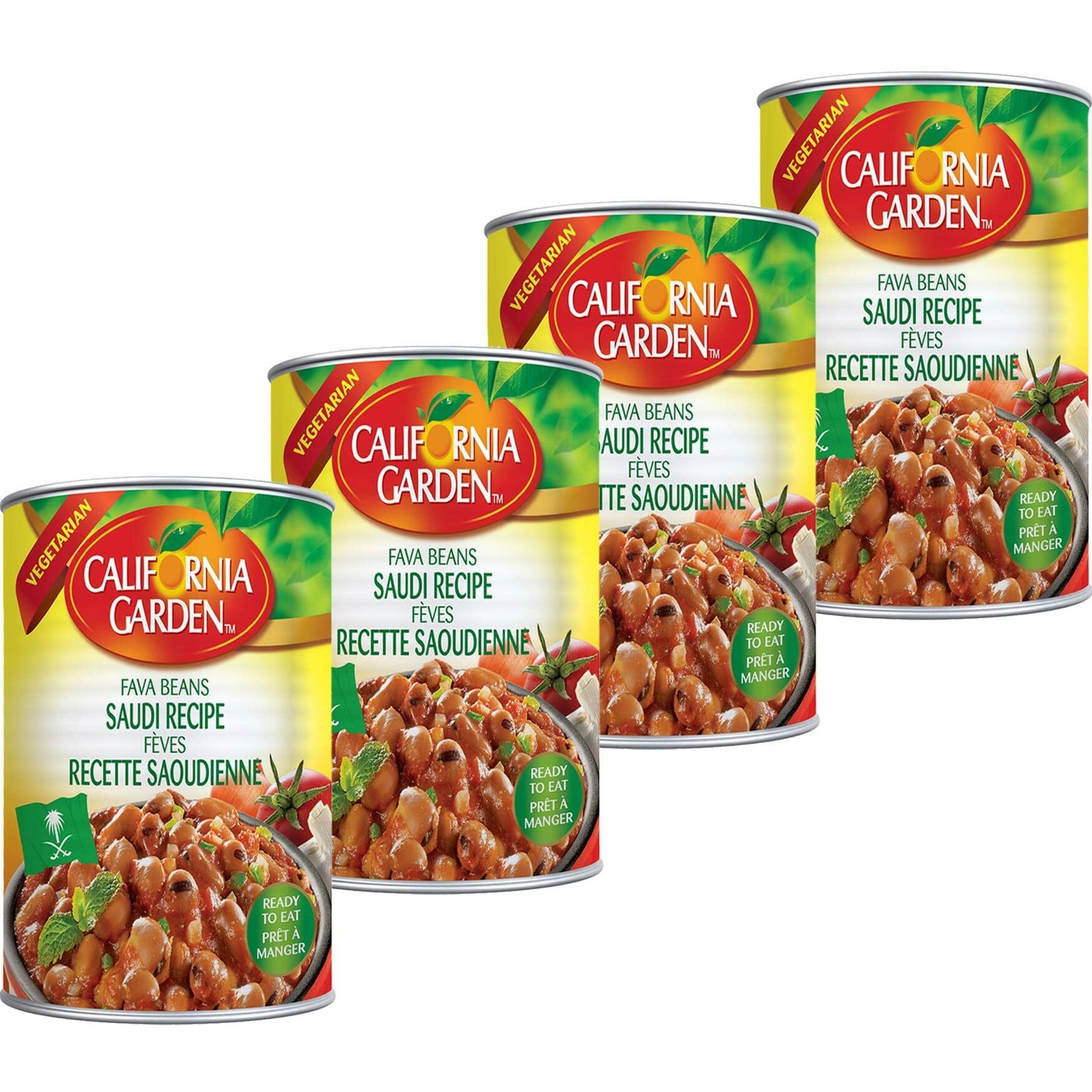 California Garden Fava Beans Saudi Recipe 450G (4 Cans)