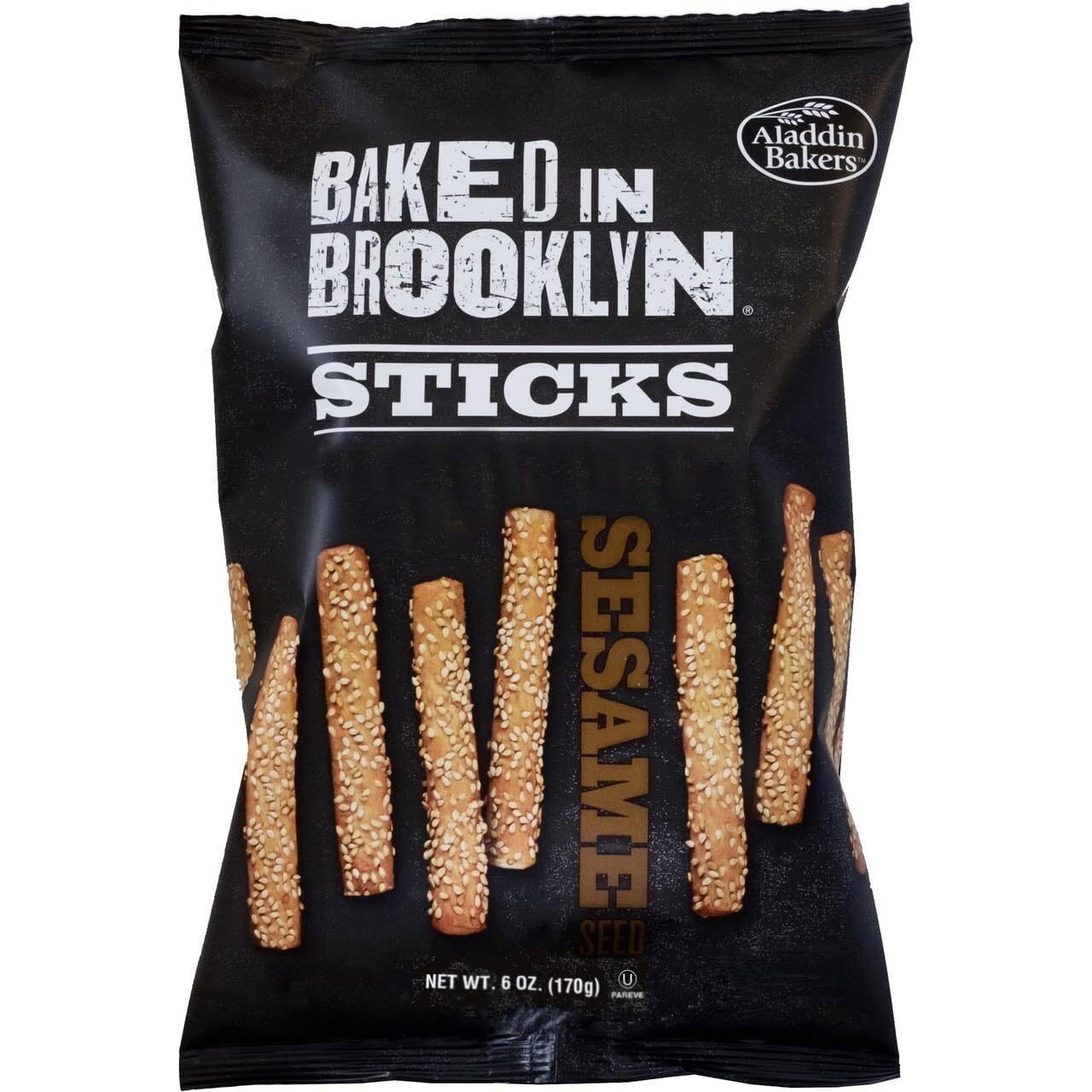 Baked In Brooklyn Breadsticks Sesame - 6 Ounce