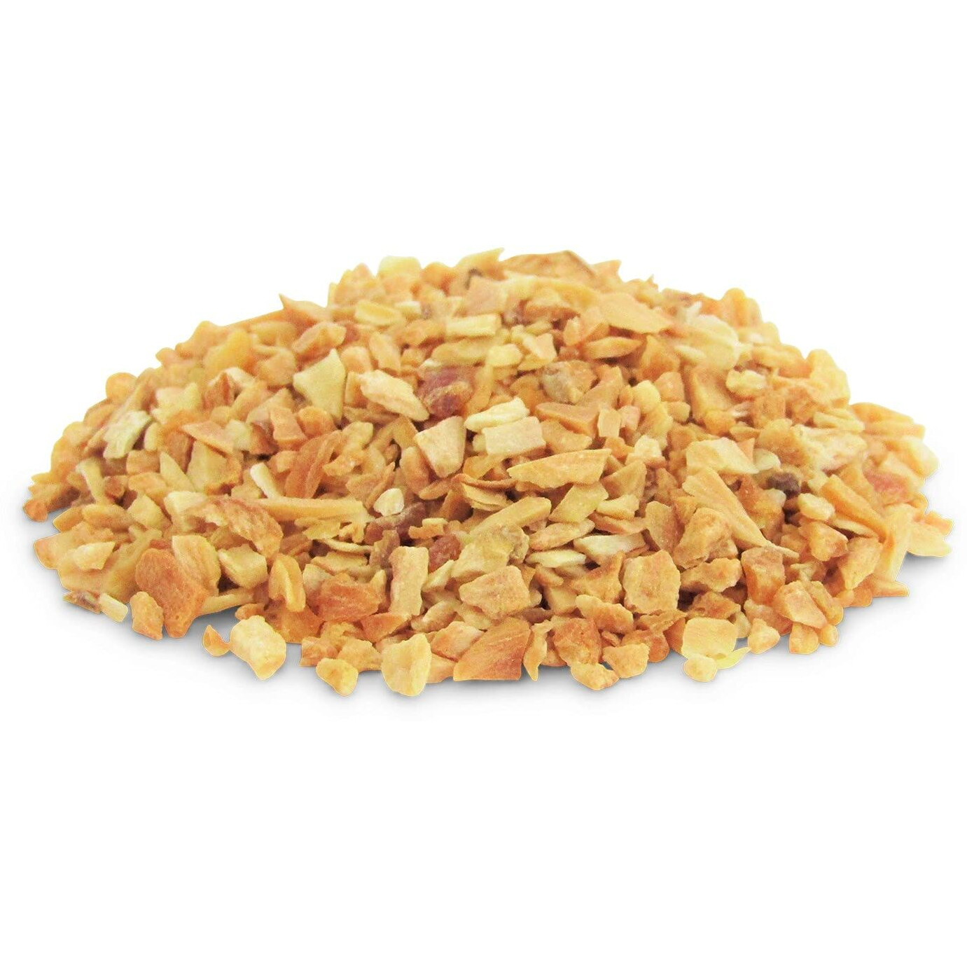 Toasted Minced Garlic By Its Delish, 1 Lb (16 Oz Bag) - Premium Quality Fresh Dry Roasted Chopped Garlic For Cooking, Baking, Topping - No Preservatives, No Artificial Flavor Added, Certified Kosher