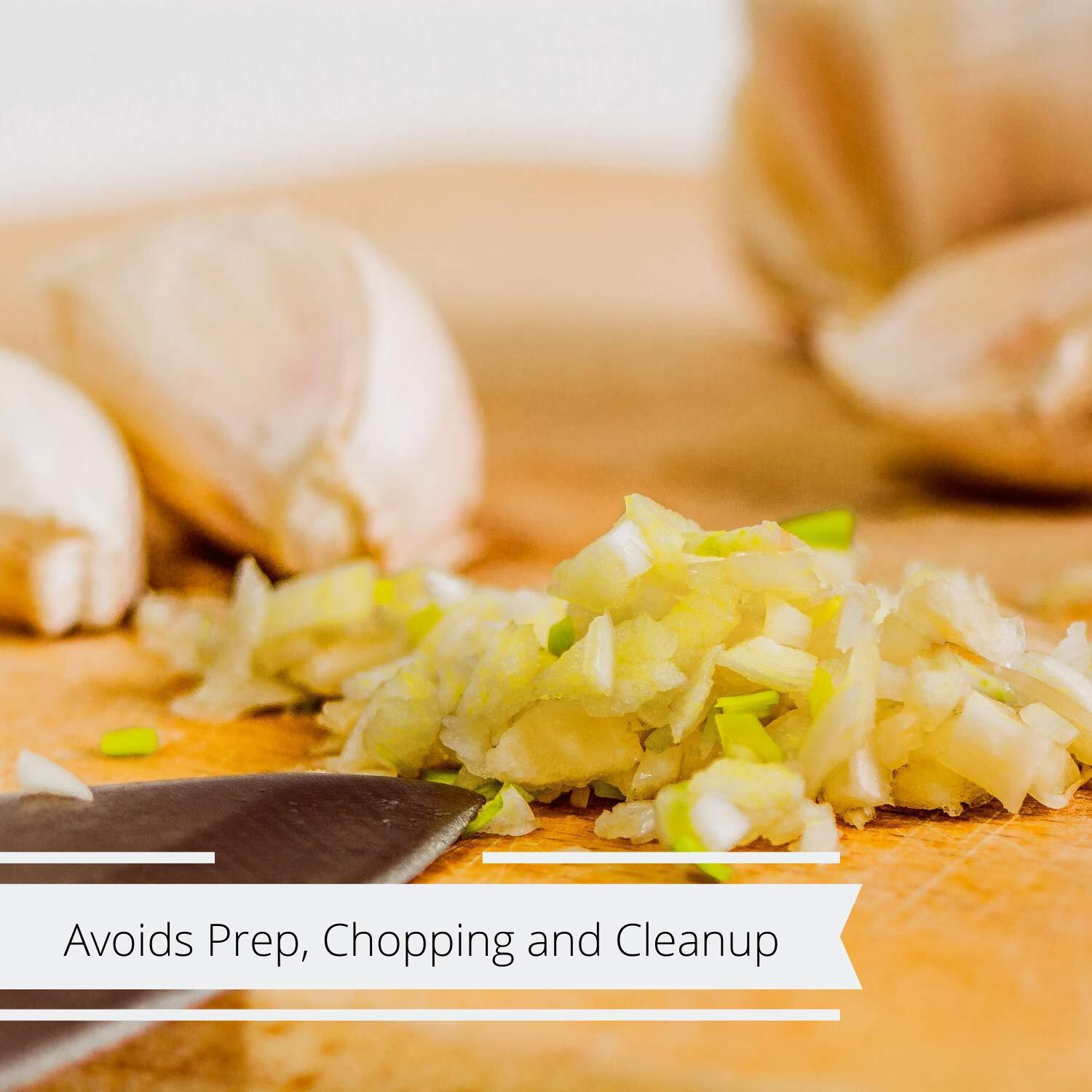 Toasted Minced Garlic By Its Delish, 1 Lb (16 Oz Bag) - Premium Quality Fresh Dry Roasted Chopped Garlic For Cooking, Baking, Topping - No Preservatives, No Artificial Flavor Added, Certified Kosher