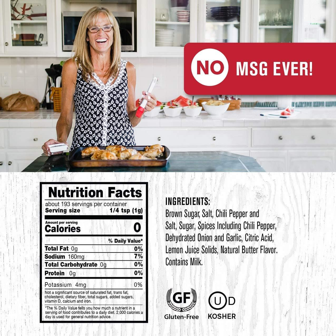 Rufus Teague - Fish Rub - Premium Bbq Rub - 6.8Oz Bottles - 2 Pack