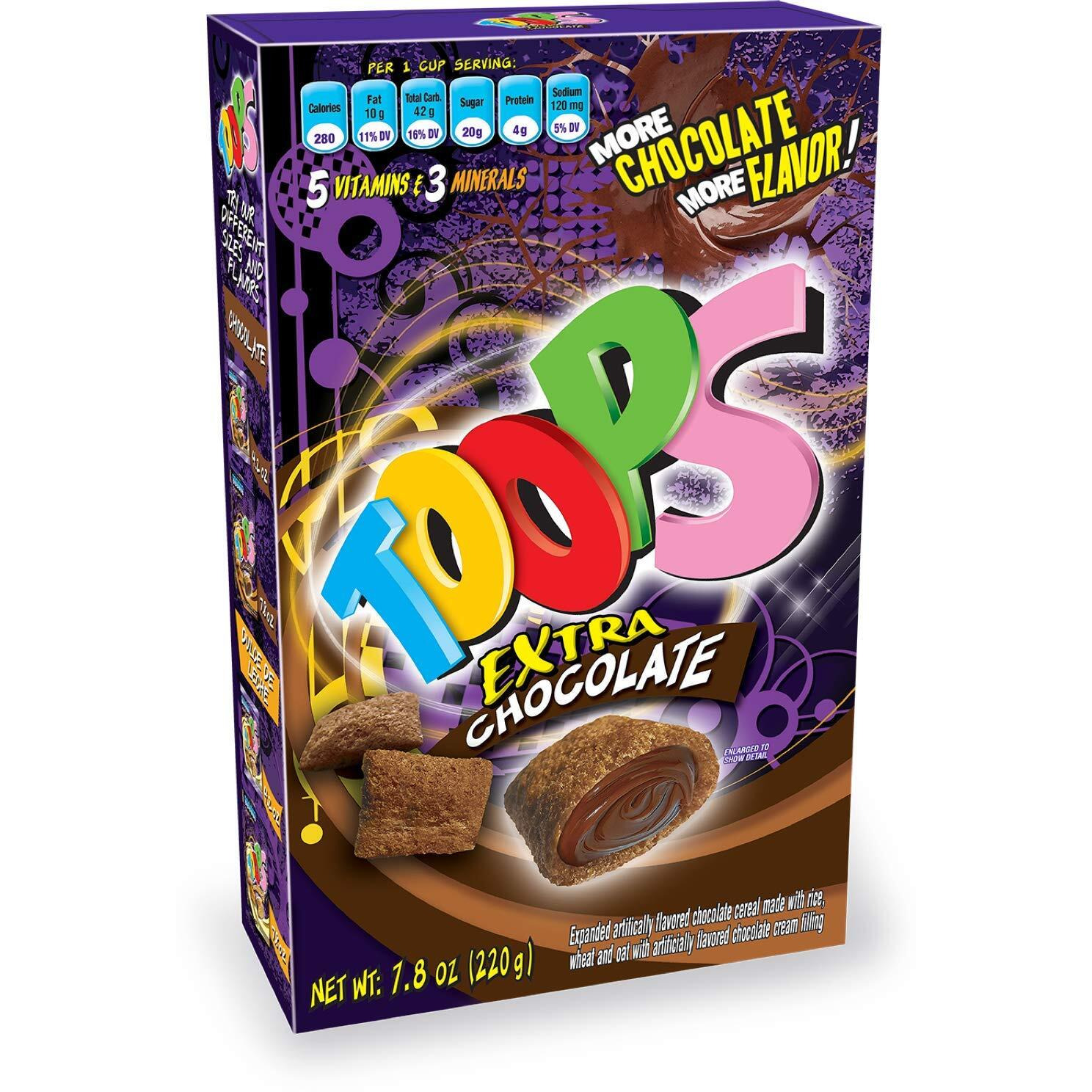 Toops Extra Chocolate Cereal, 7.8 Ounces (Pack Of 12)