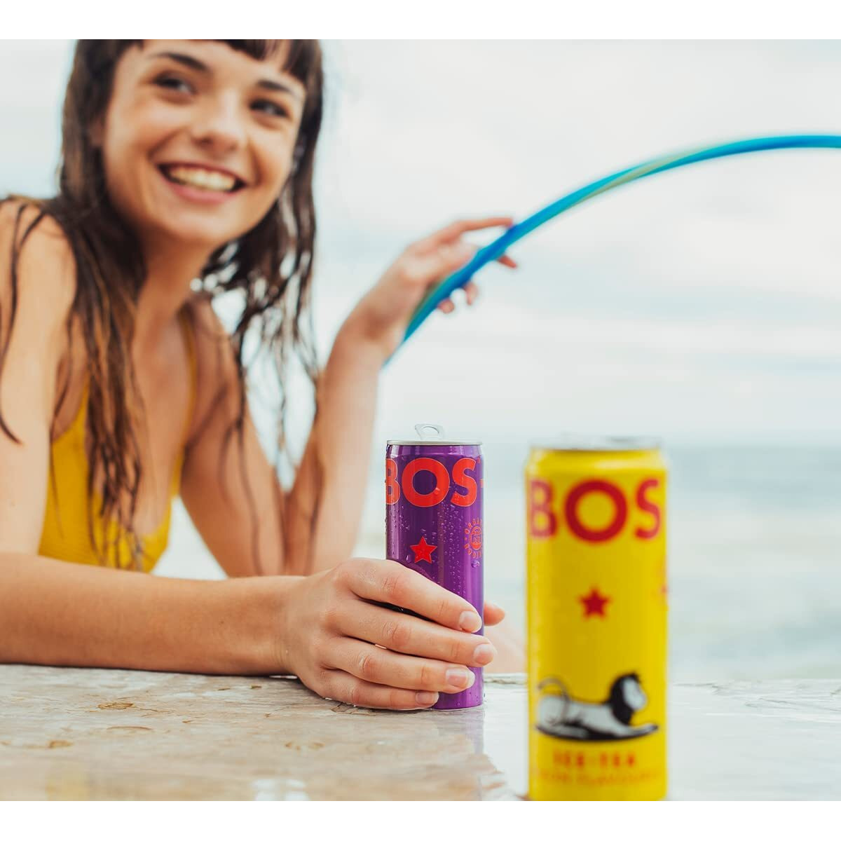 Bos Rooibos Iced Tea Berry | 24X (6X 10.1 Oz Cans) | Organic, Caffeine Free, Naturally Sweet, Antioxidant-Rich, Herbal, Red Rooibos Tea | From South Africa