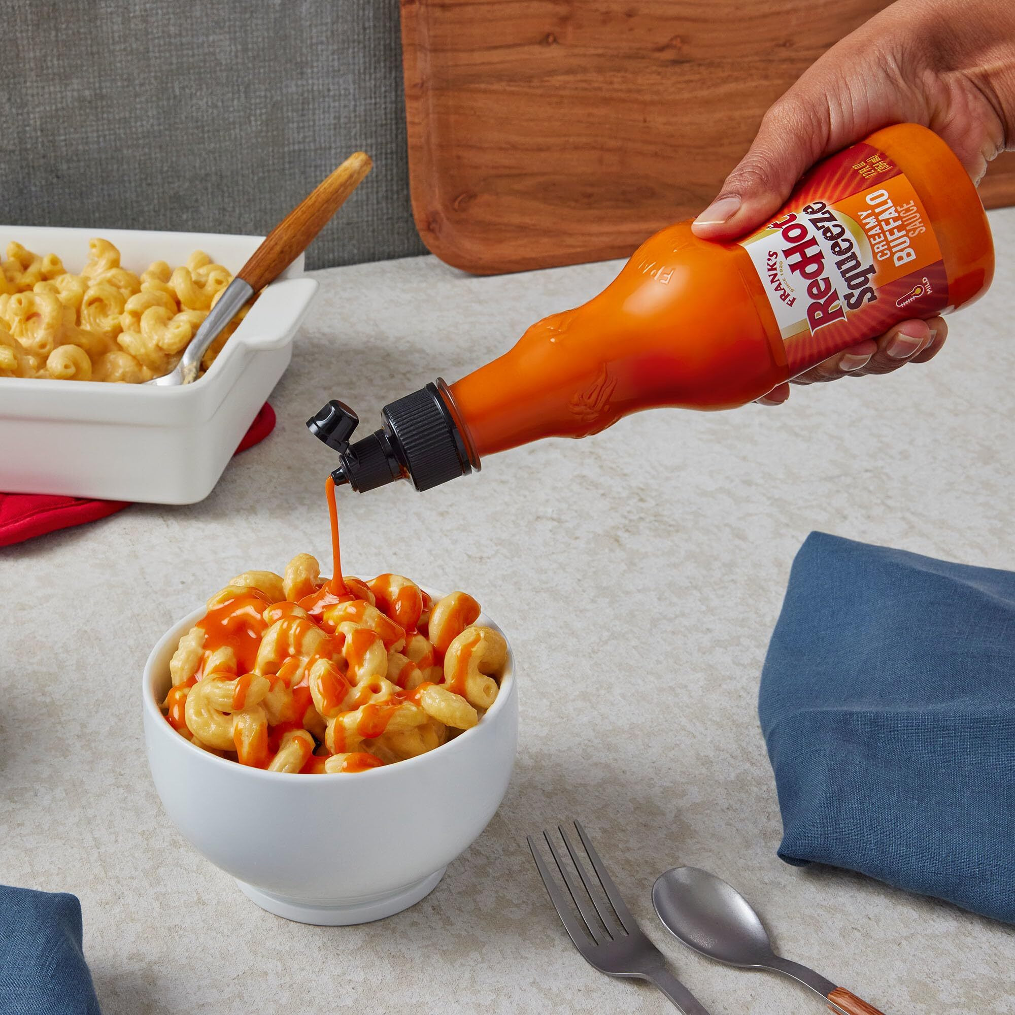 Frank's Redhot Squeeze Creamy Buffalo Sauce, 12 Fl Oz (Pack Of 6)