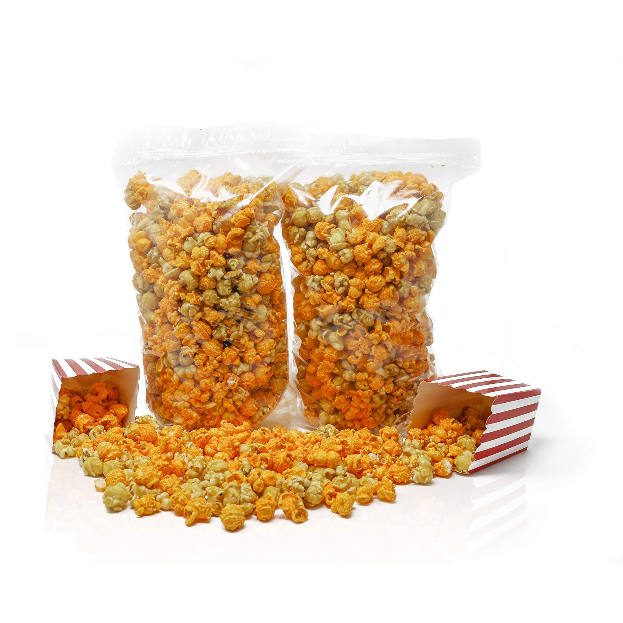Popn Popcorn Caramel And Cheddar Cheese Popcorn Mix - 48 Oz Sweet And Salty Pop Corn - Freshly-Popped And Comes In Resealable Bag