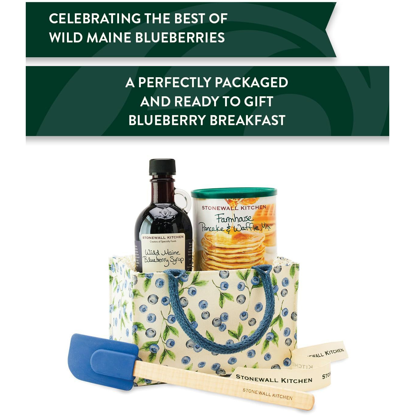 Stonewall Kitchen Blueberry Tote Gift (4 Piece Gift)