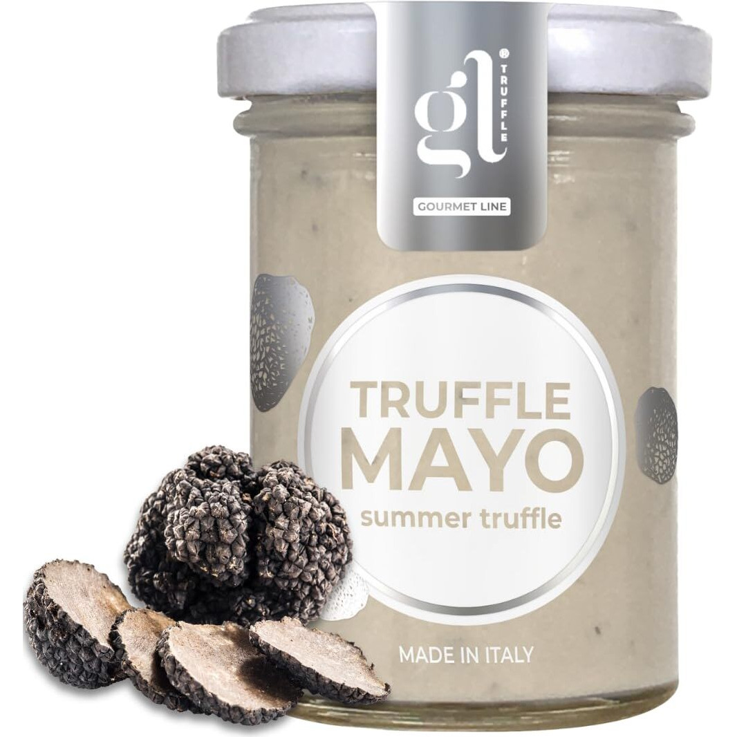 Mayonnaise With Black Summer Truffles, Truffl Aioli, Gourmet Truffle Mayo, 100G (3.52 Oz) Savory Italian Delight, Non-Gmo, Product Of Italy, Gl Truffle