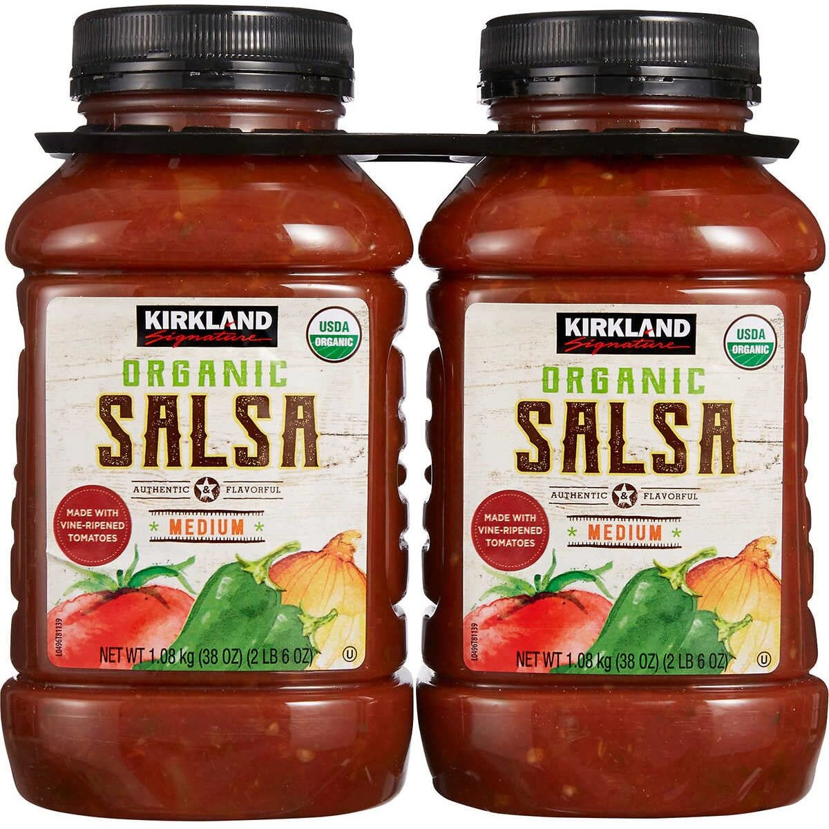 Kirkland Signature Organic Salsa, Medium, 38 Oz, 2 Ct