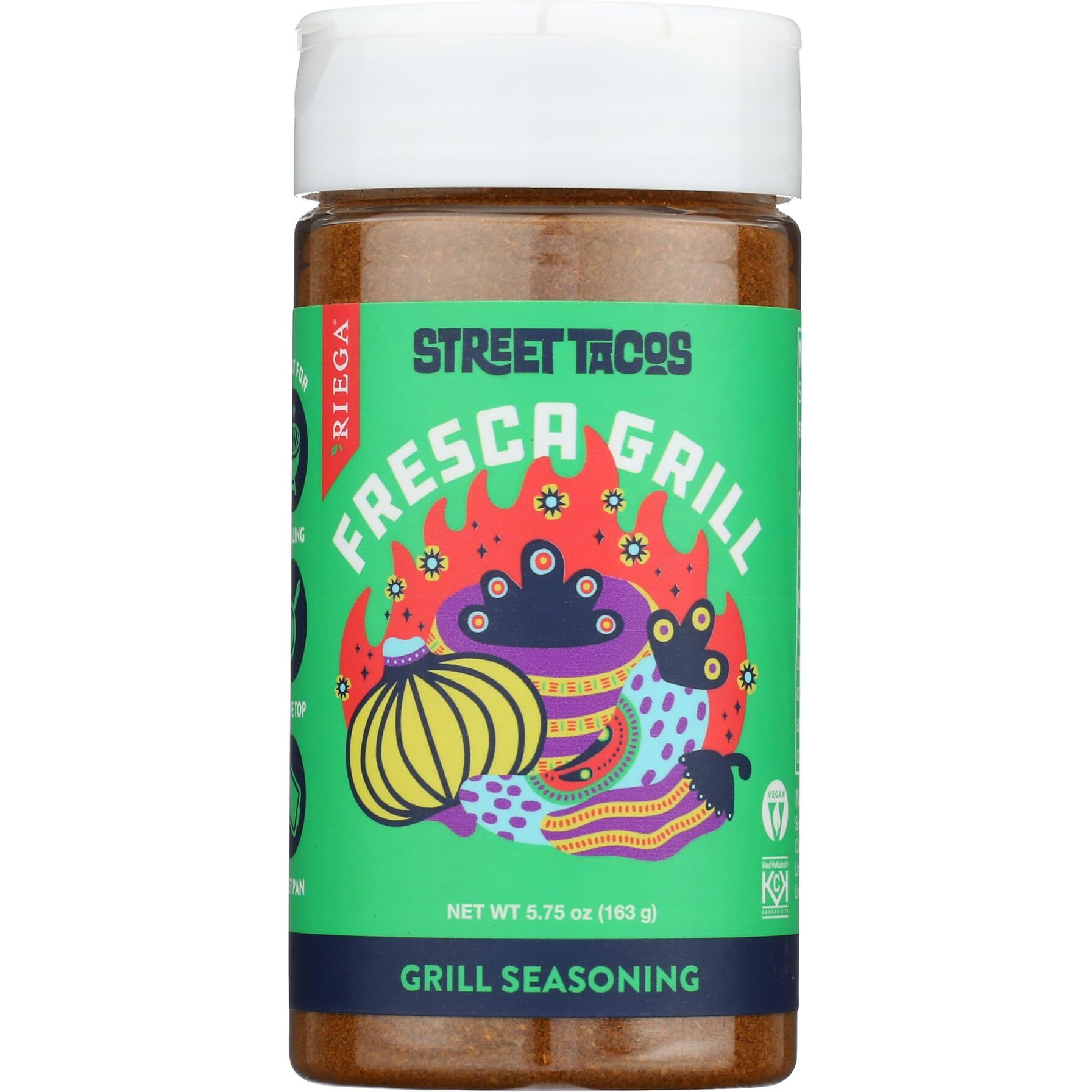 Riega Street Taco Grill Seasoning, Fresca Grill, 5.95 Oz (Pack Of 1)