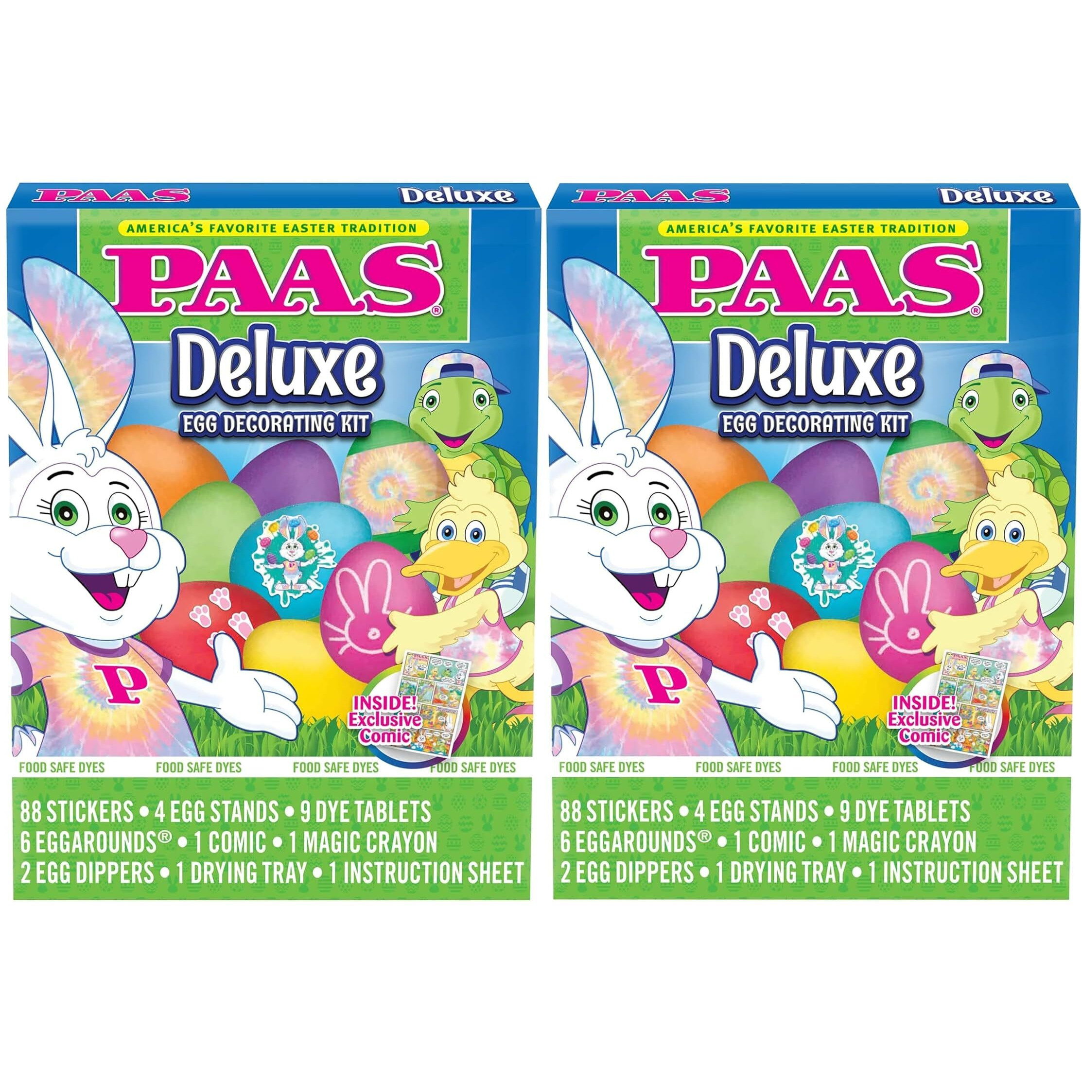 Paas Deluxe Easter Egg Decorating Kit (Set Of 2) - America's Favorite Easter Tradition
