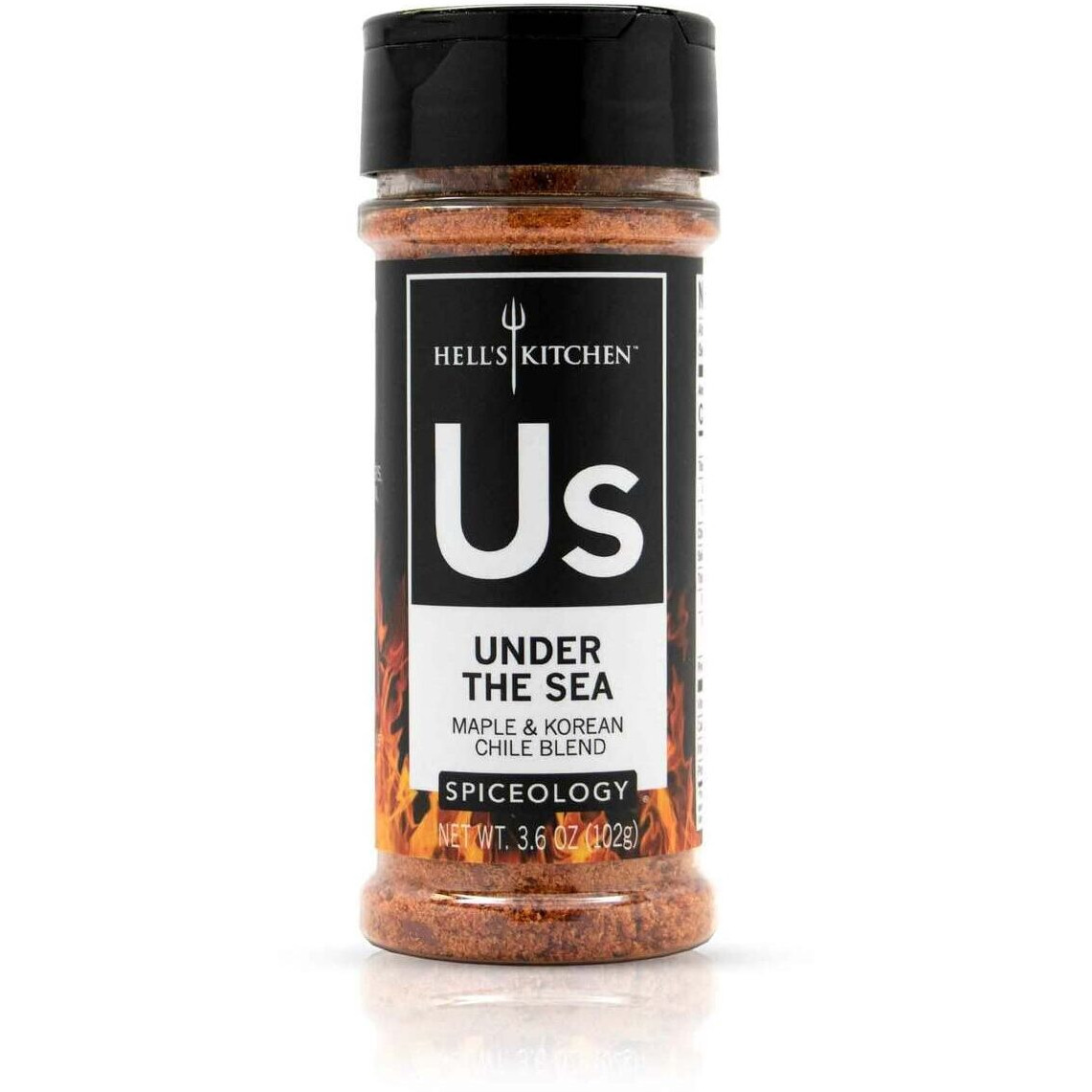 Spiceology & Hell's Kitchen - Under The Sea - Maple And Korean Chile Spice Blend - Sweet And Spicy Seasfood Seasoning - 3.6 Oz