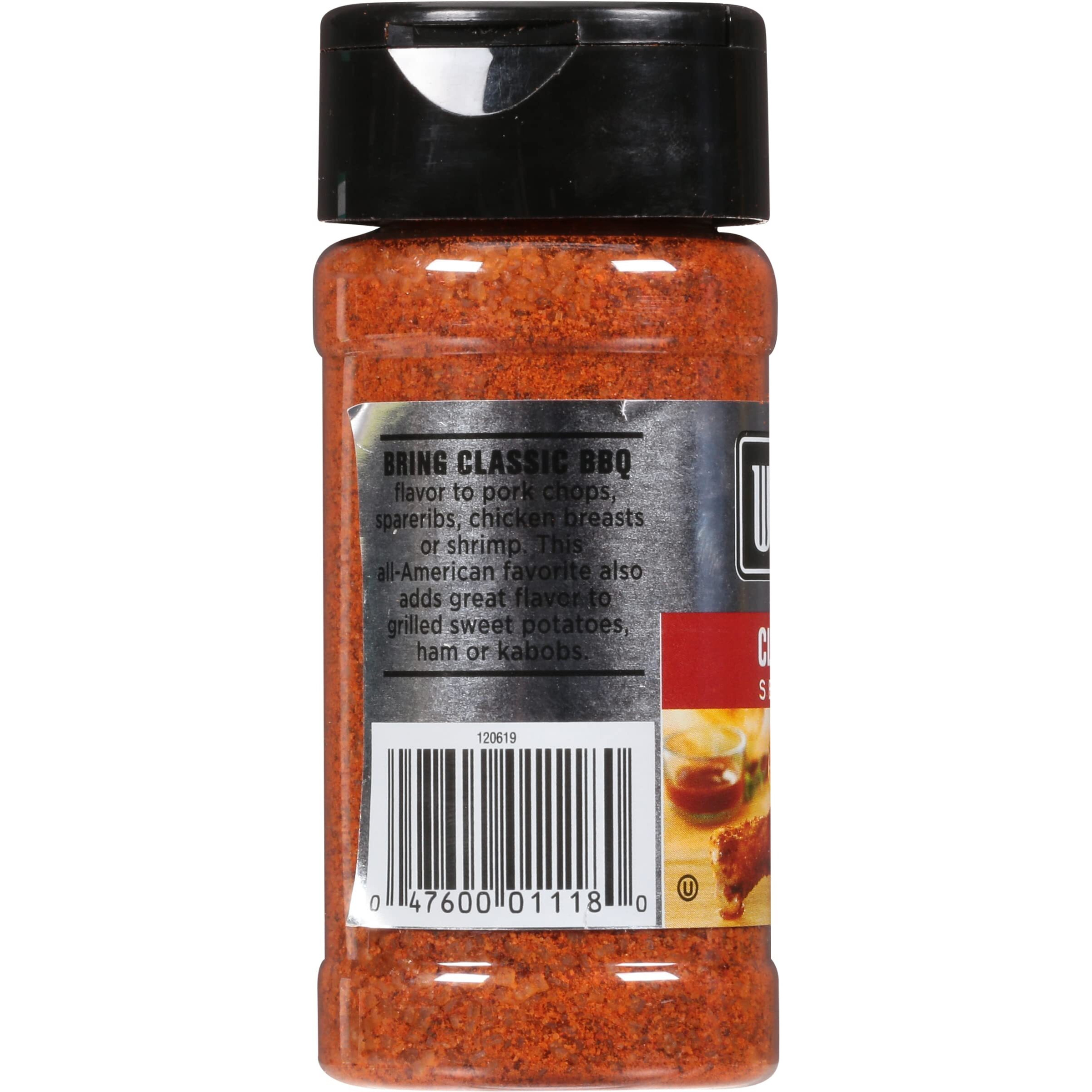 Weber Classic Bbq Rub, 3.25 Ounce Shaker