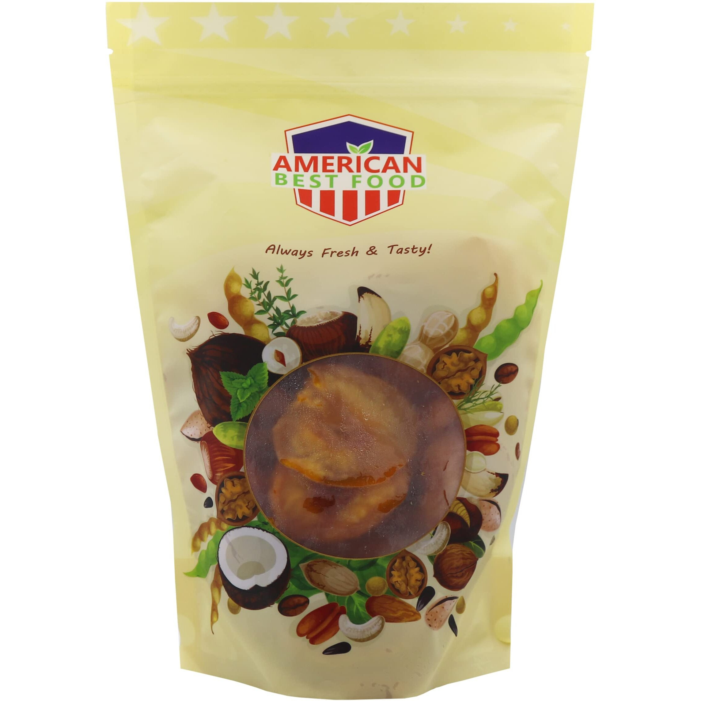 American Best Food Premium Quality Sundried Nectarines 2 Lb, California Dried Nectarines ( Pack Of One)