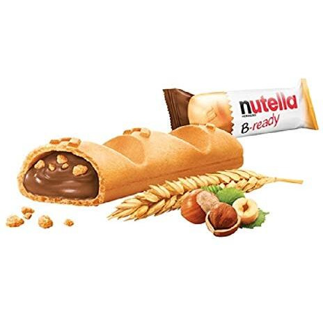 Nutella B-Ready Wafer Biscuits With Cream Nutella Kit W/ 36