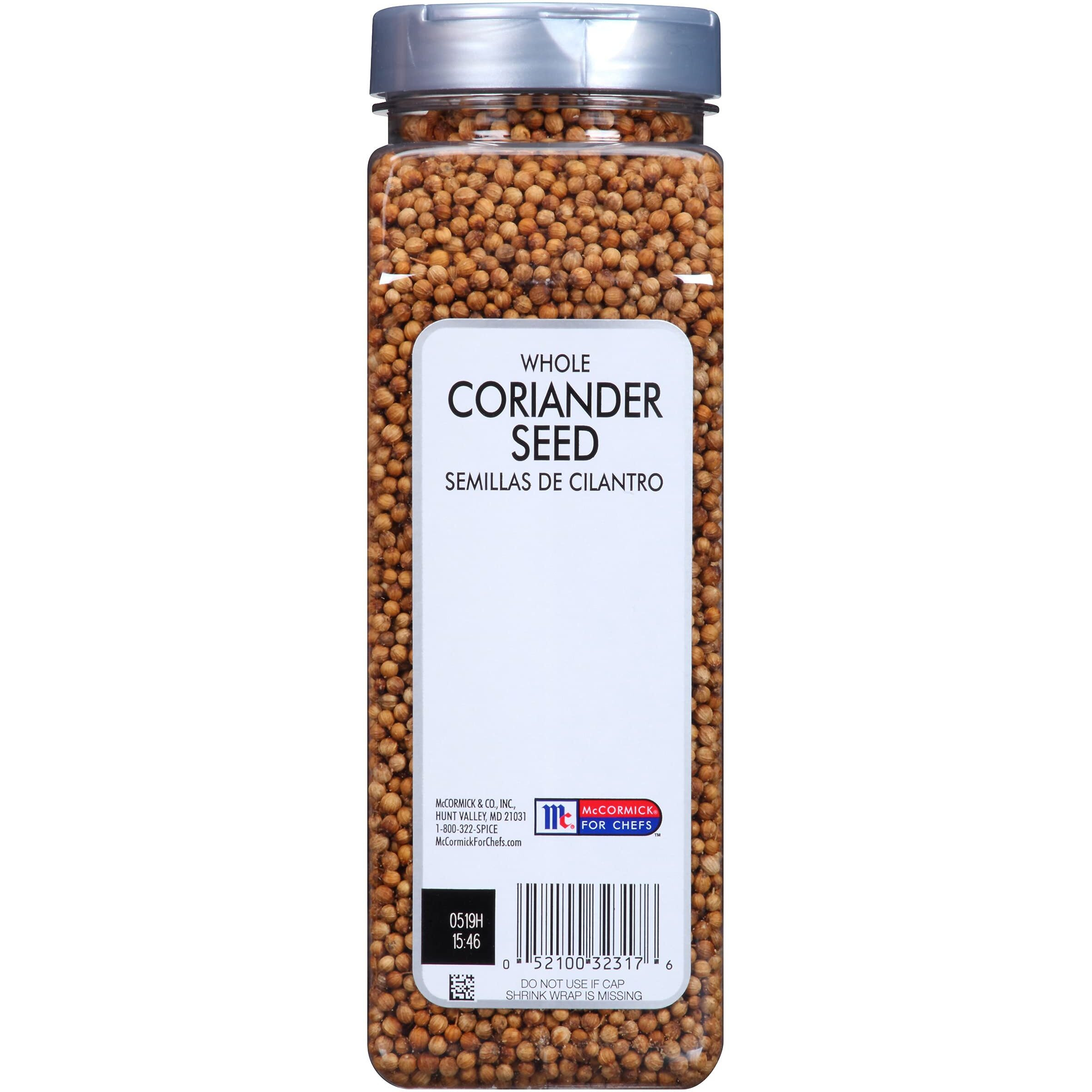 Mccormick Culinary Whole Coriander Seed, 11 Oz - One 11 Ounce Container Of Coriander Seeds Bulk For Cooking, Great For Pickling, Seasoning Chicken, Pork, Potatoes And More