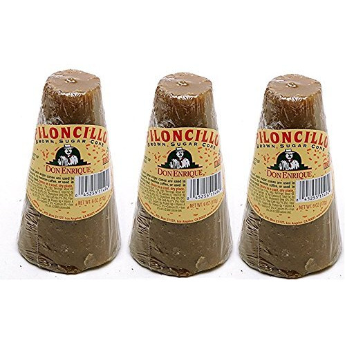 Piloncillo,100% Mexican Brown Sugar,Brown Sugar Cane (3 Packages Of 6 Oz)