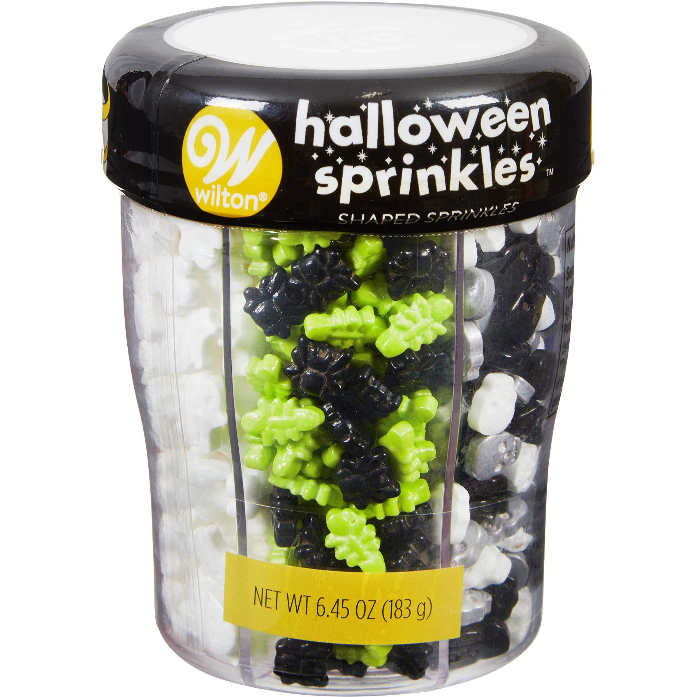 Food Items Sprinkle Mix, Halloween Shapes, 6 Cell