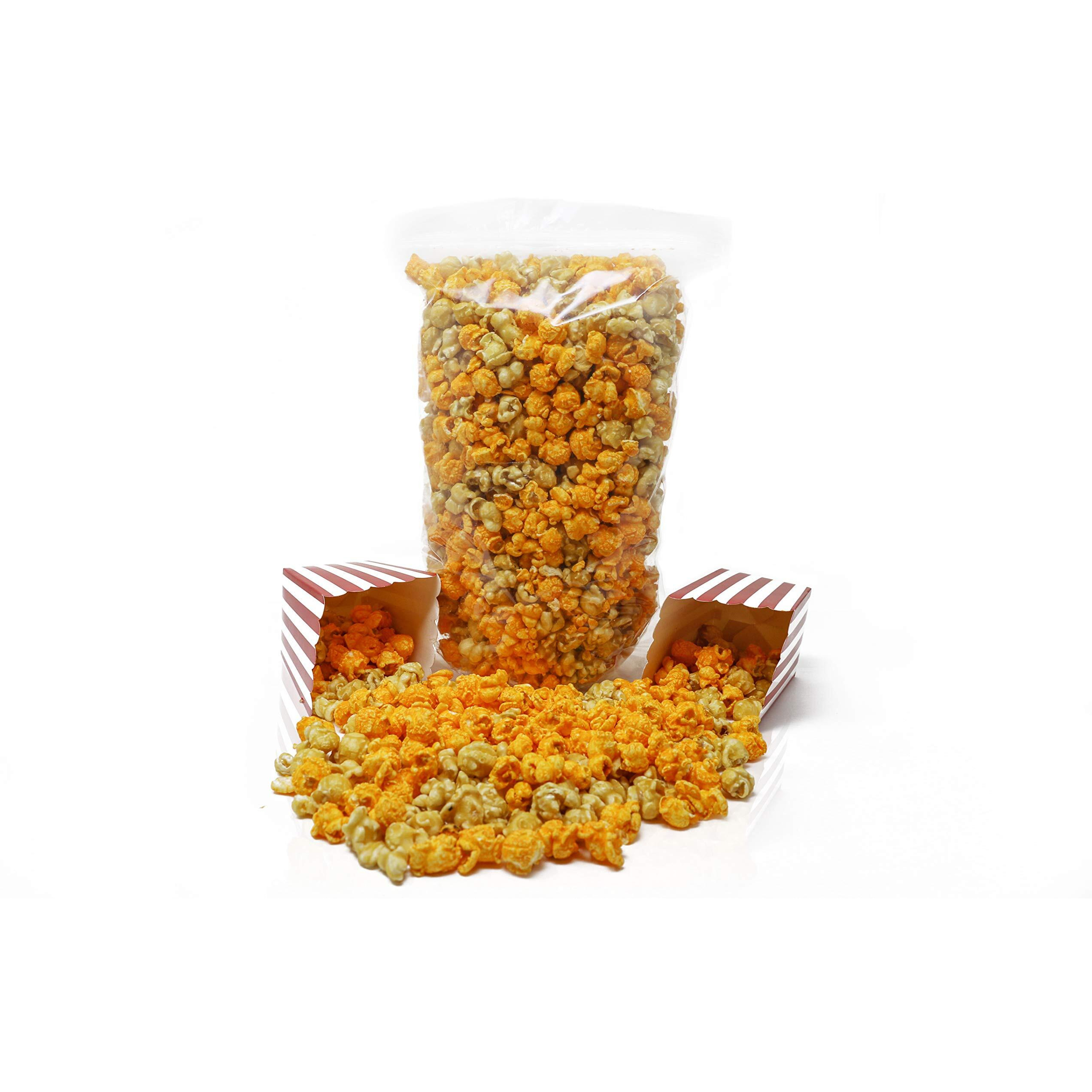 Popn Popcorn Caramel And Cheddar Cheese Popcorn Mix - 24 Oz Sweet And Salty Pop Corn - Freshly-Popped And Comes In Resealable Bag