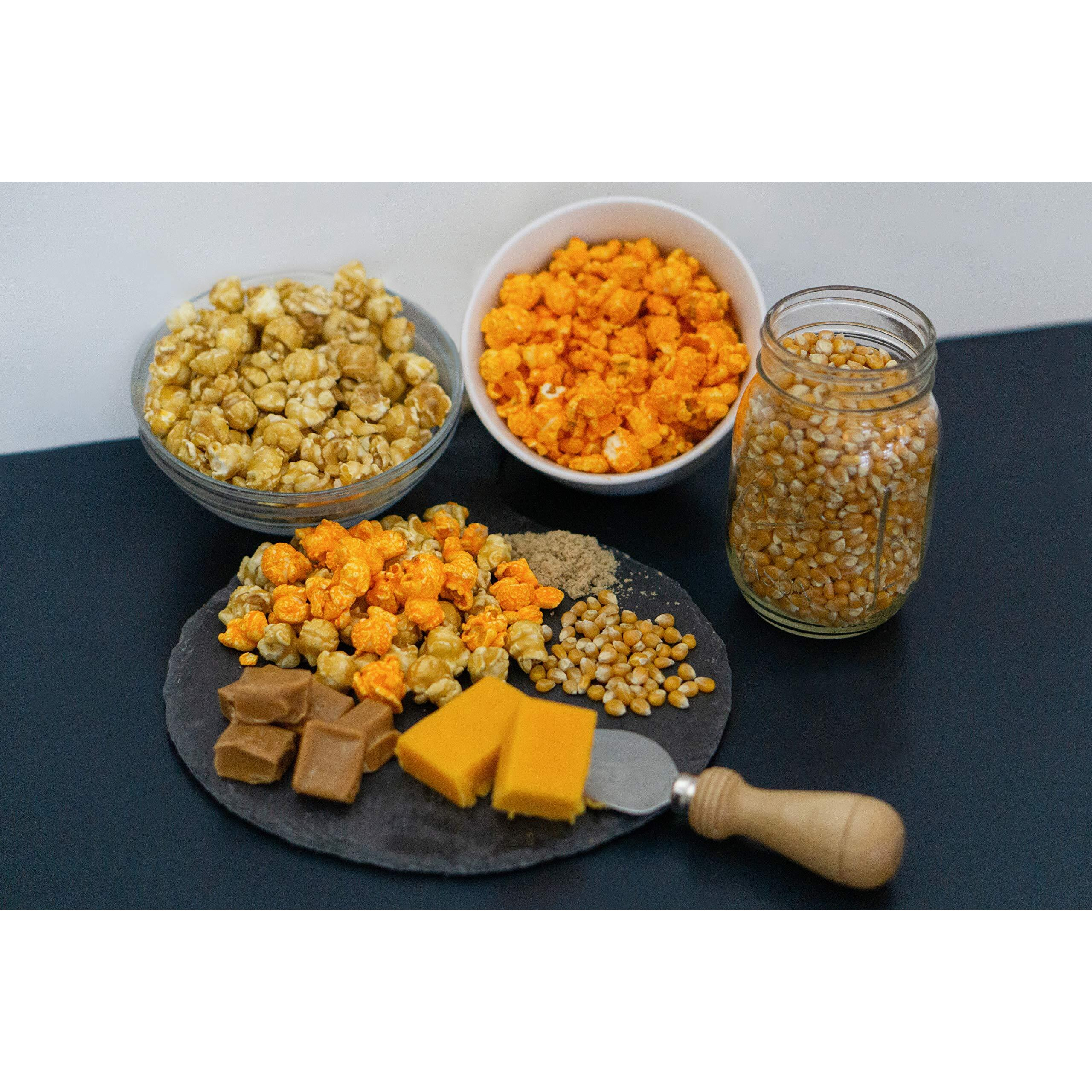 Popn Popcorn Caramel And Cheddar Cheese Popcorn Mix - 24 Oz Sweet And Salty Pop Corn - Freshly-Popped And Comes In Resealable Bag