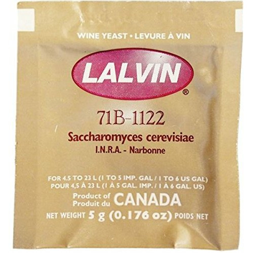 3X Lalvin 71B-1122 Nouveau Style Wine Yeast 5G Homebrew Wine Making 4.5L-23L